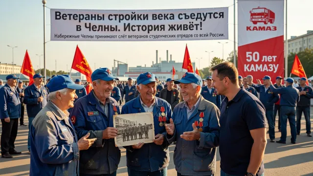Ветераны стройки века съедутся в Челны. История живёт!
